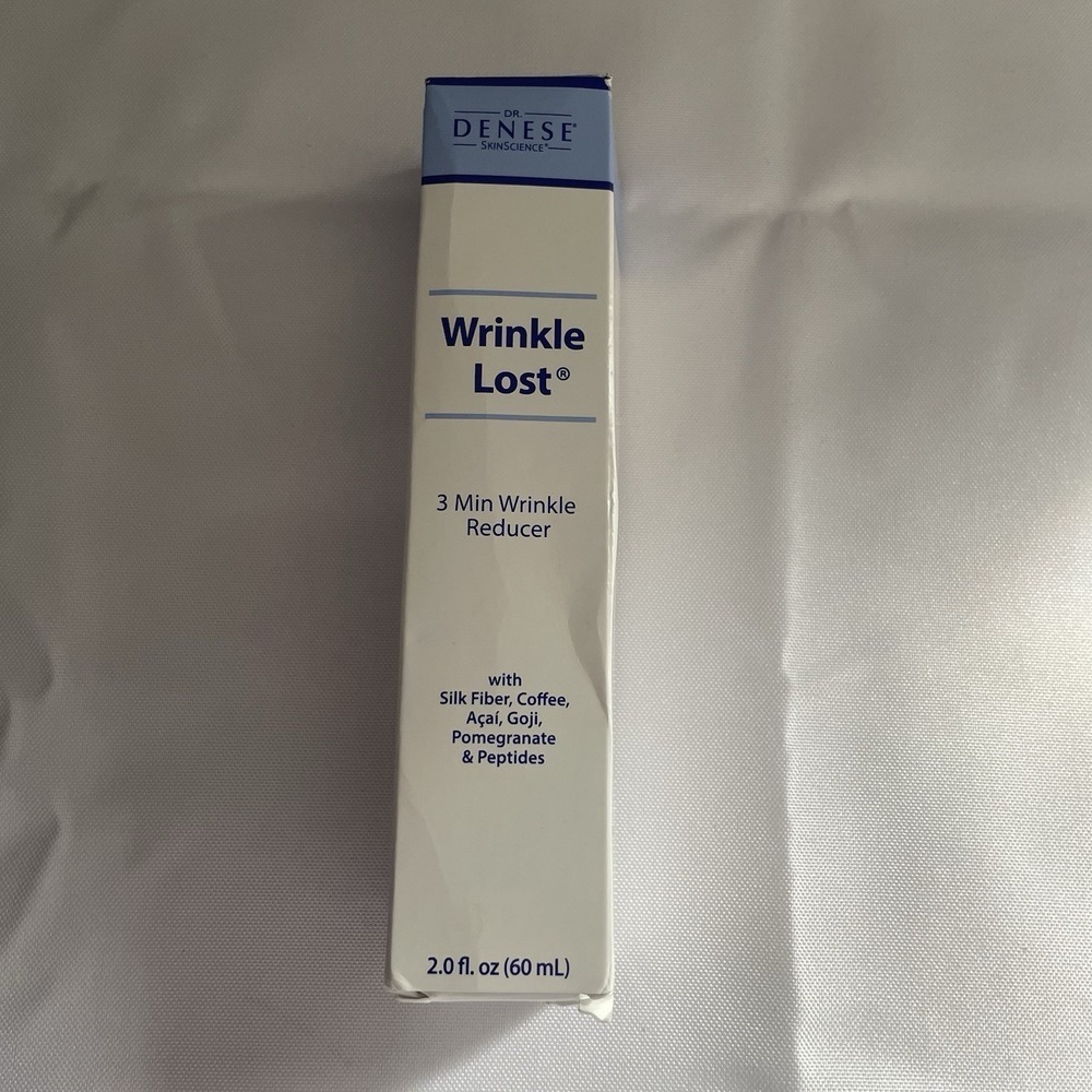 Dr. Denese Wrinkle Lost 3 Minute Wrinkle Reducer 2 oz New